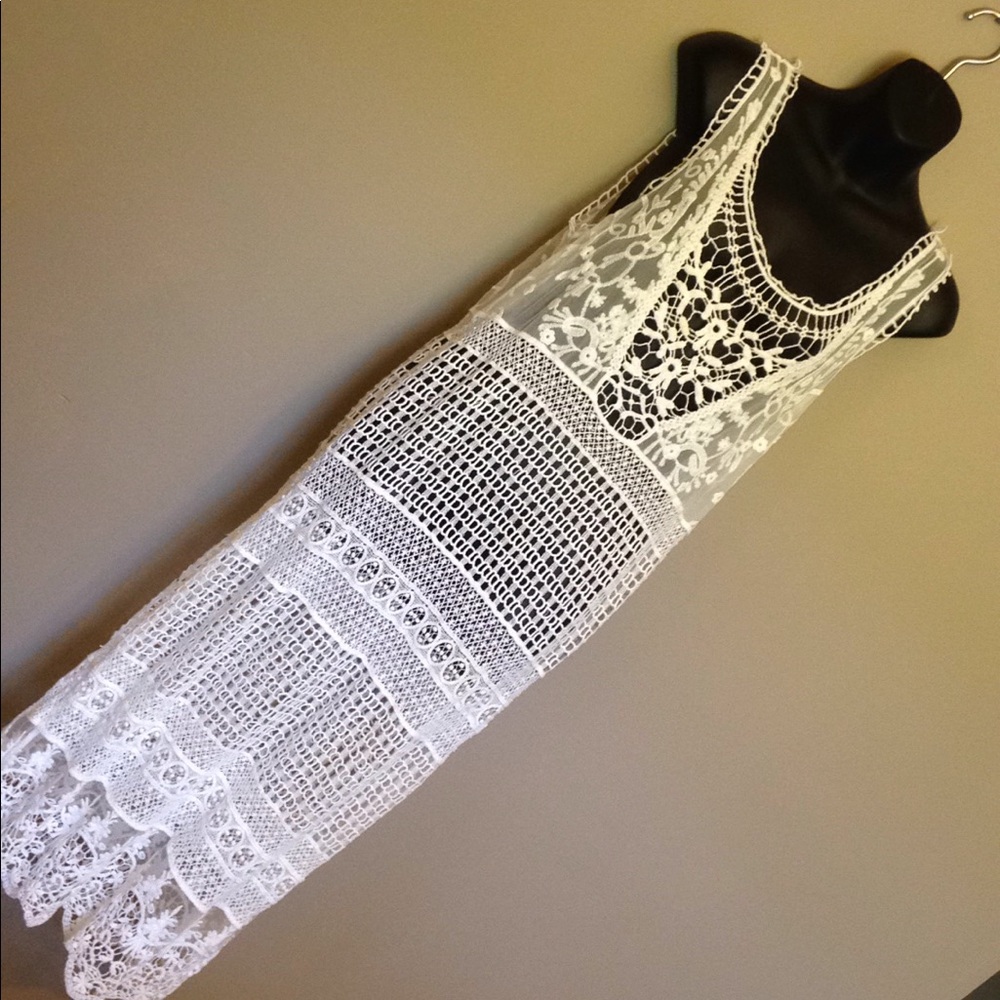 Lace Slip dress or beach cover up